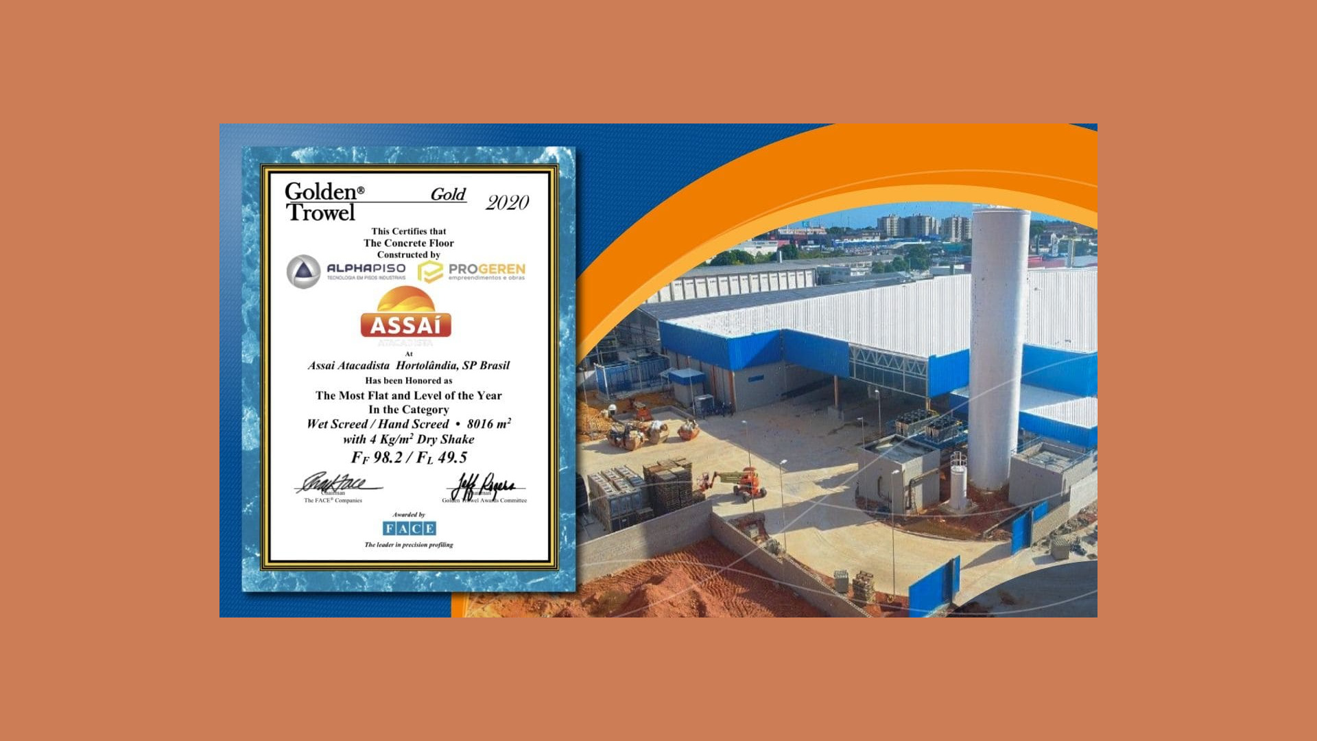 Prêmio Golden Trowel 2020 Grupo Pro | Progeren e Promais